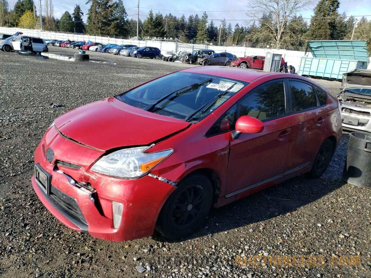 JTDKN3DU9F0431955 TOYOTA PRIUS 2015