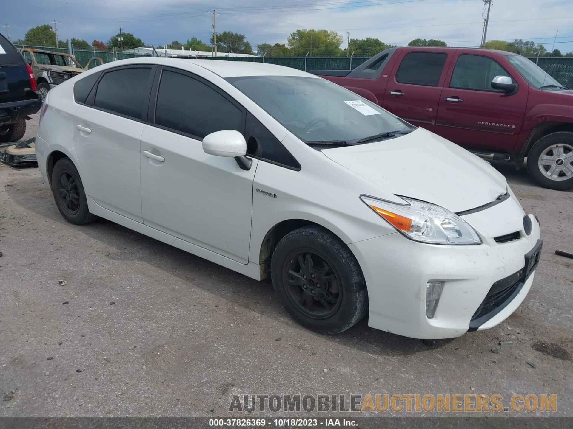 JTDKN3DU9F0435407 TOYOTA PRIUS 2015