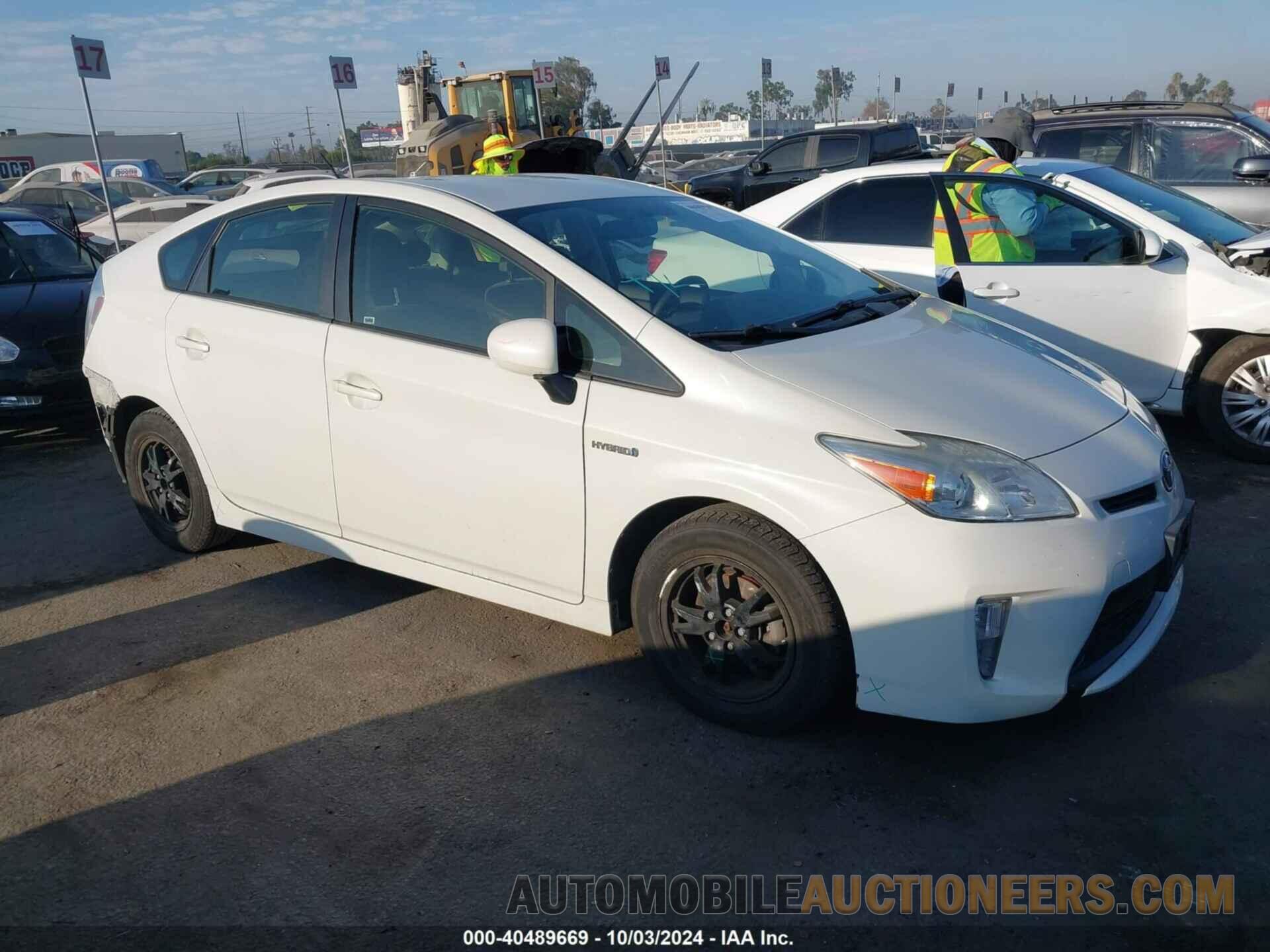 JTDKN3DU9F0437254 TOYOTA PRIUS 2015