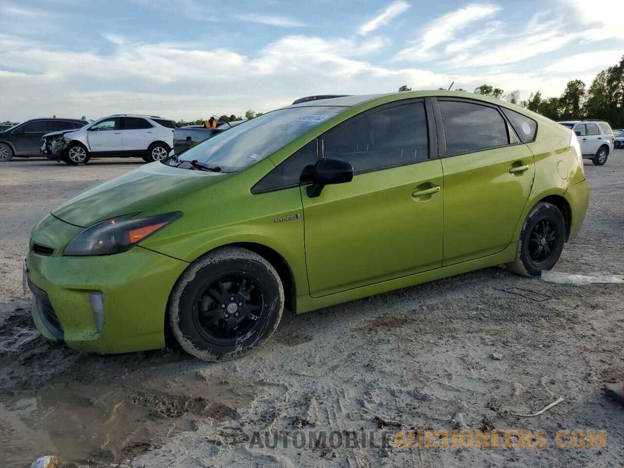 JTDKN3DU9F0443619 TOYOTA PRIUS 2015