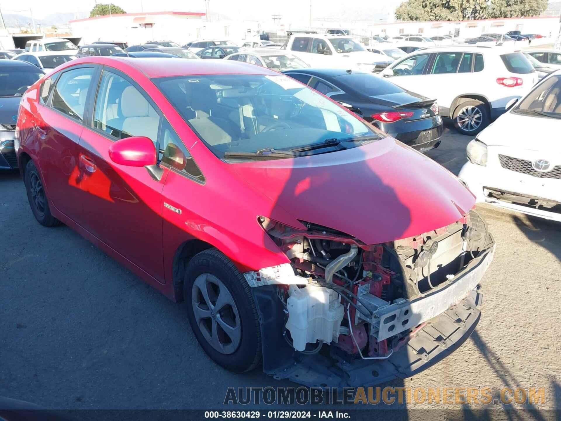 JTDKN3DU9F0444723 TOYOTA PRIUS 2015