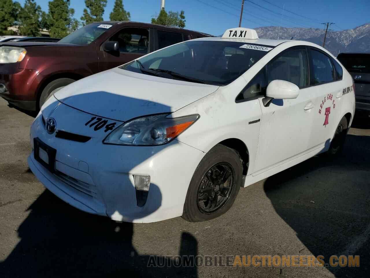 JTDKN3DU9F0447637 TOYOTA PRIUS 2015