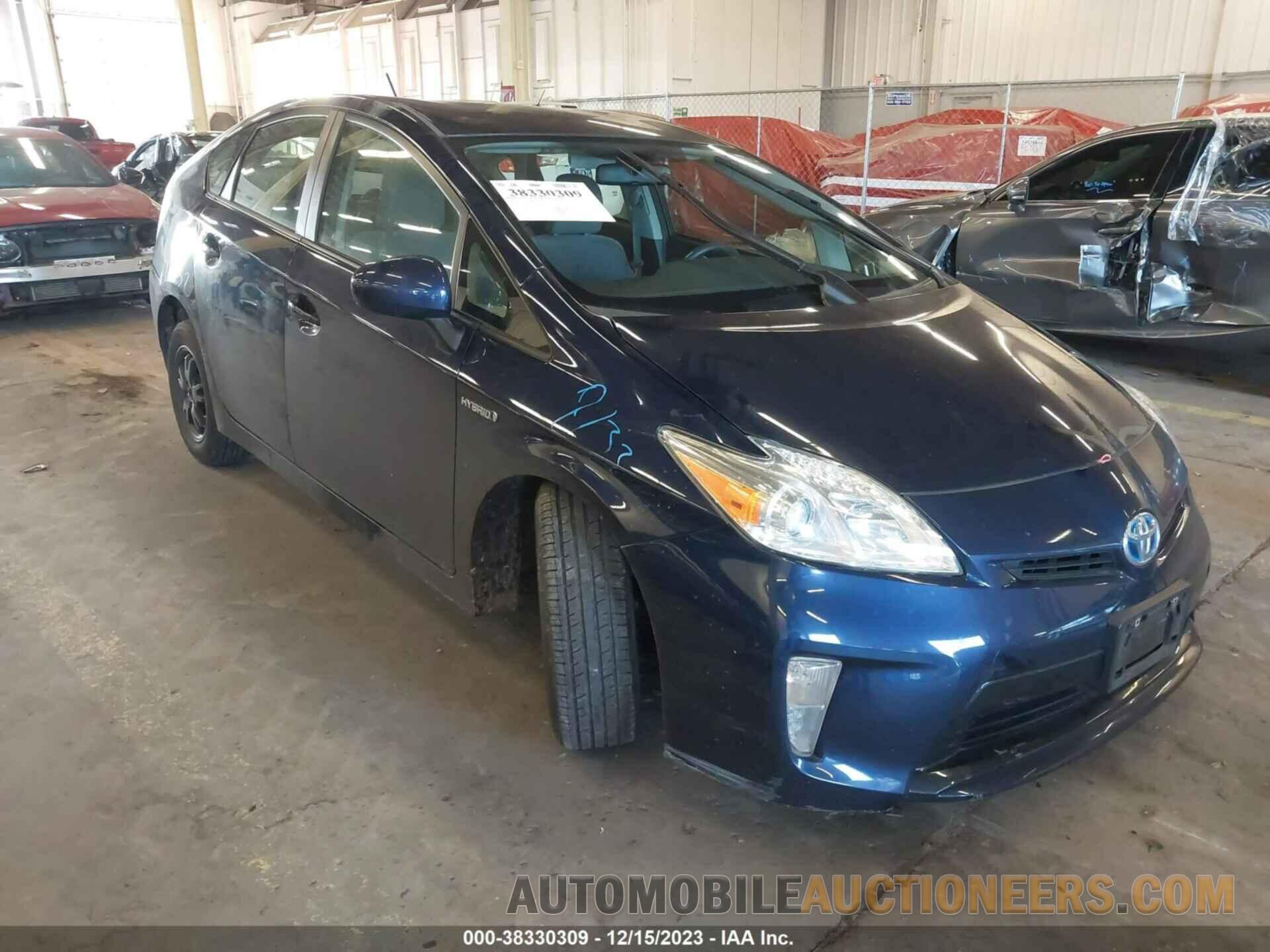 JTDKN3DU9F0462199 TOYOTA PRIUS 2015