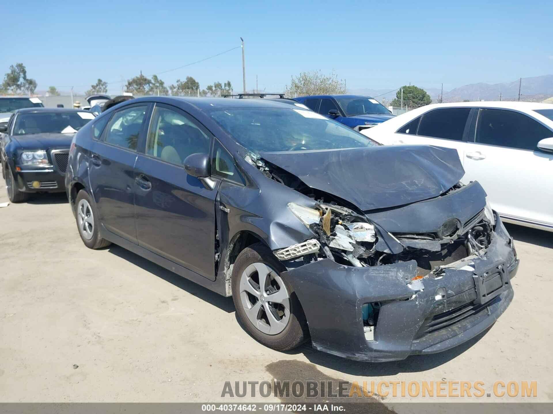 JTDKN3DU9F0474711 TOYOTA PRIUS 2015