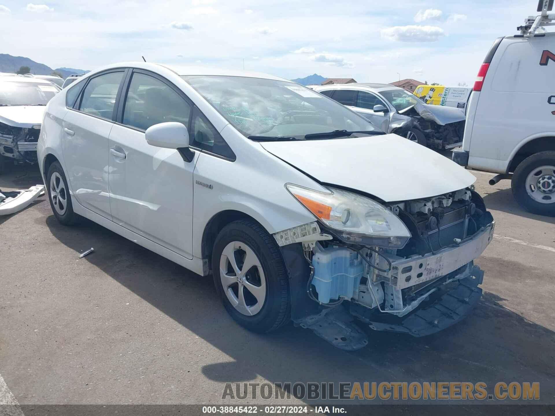 JTDKN3DU9F0481531 TOYOTA PRIUS 2015