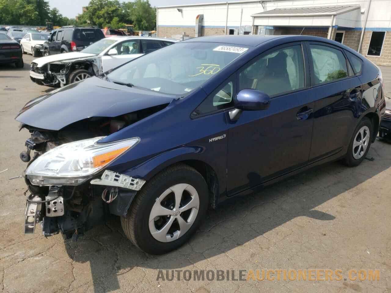 JTDKN3DU9F1878540 TOYOTA PRIUS 2015