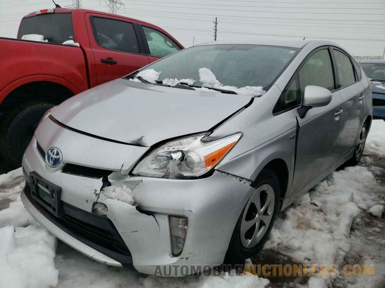 JTDKN3DU9F1887660 TOYOTA PRIUS 2015