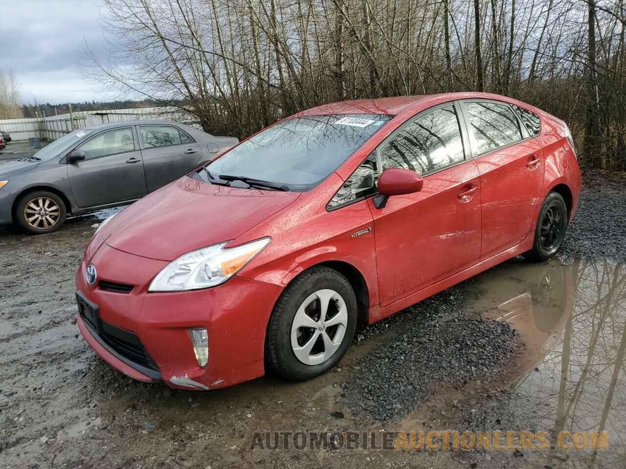 JTDKN3DU9F1892891 TOYOTA PRIUS 2015