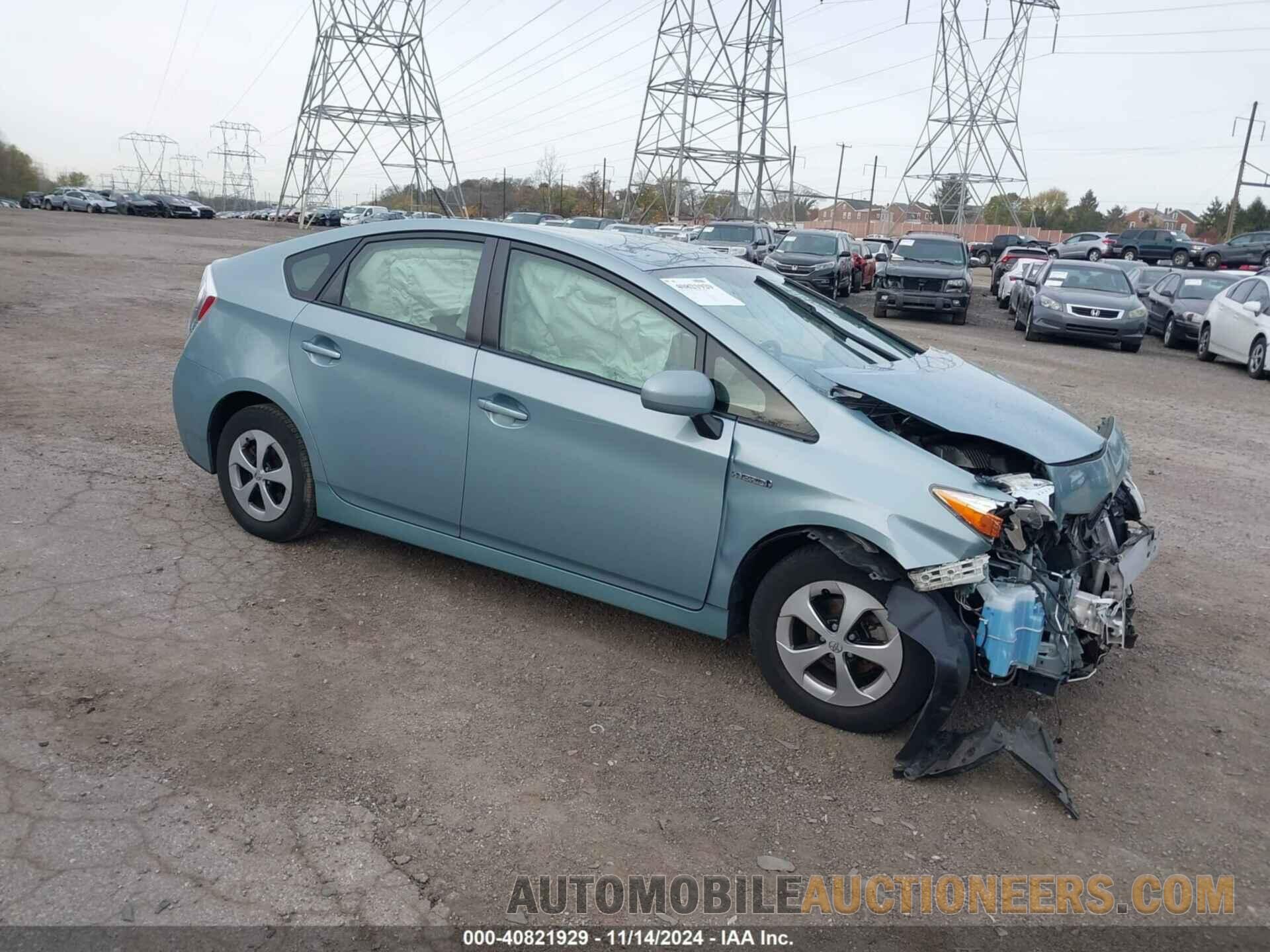 JTDKN3DU9F1894303 TOYOTA PRIUS 2015