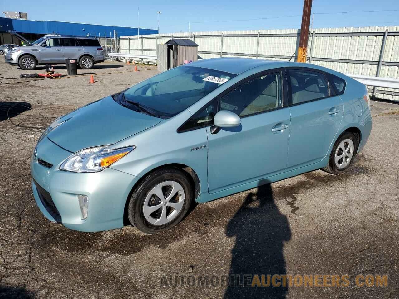 JTDKN3DU9F1925257 TOYOTA PRIUS 2015