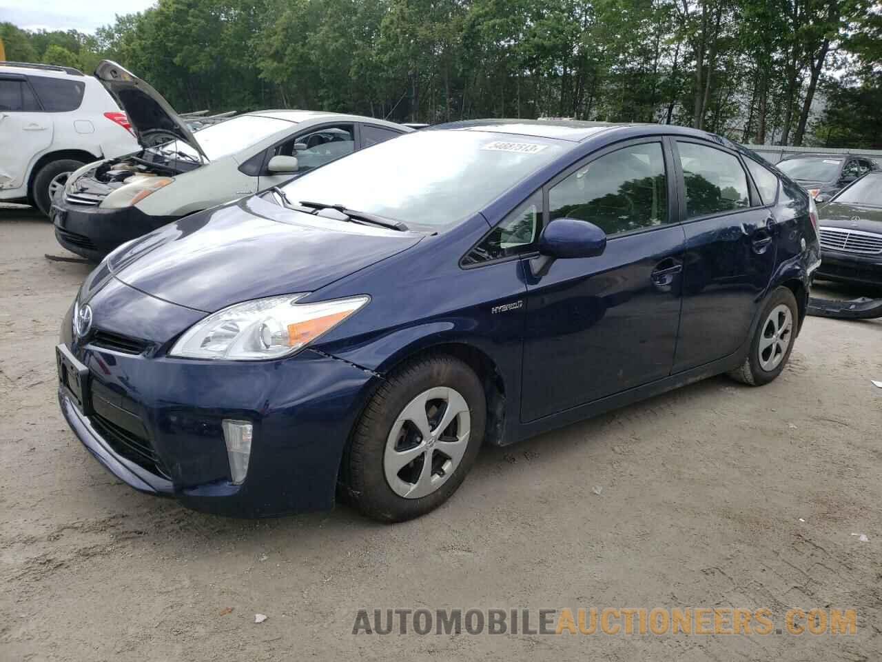 JTDKN3DU9F1926487 TOYOTA PRIUS 2015