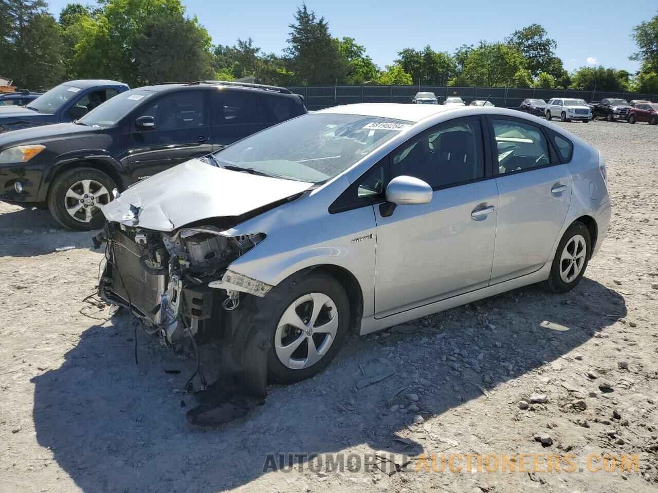 JTDKN3DU9F1928370 TOYOTA PRIUS 2015