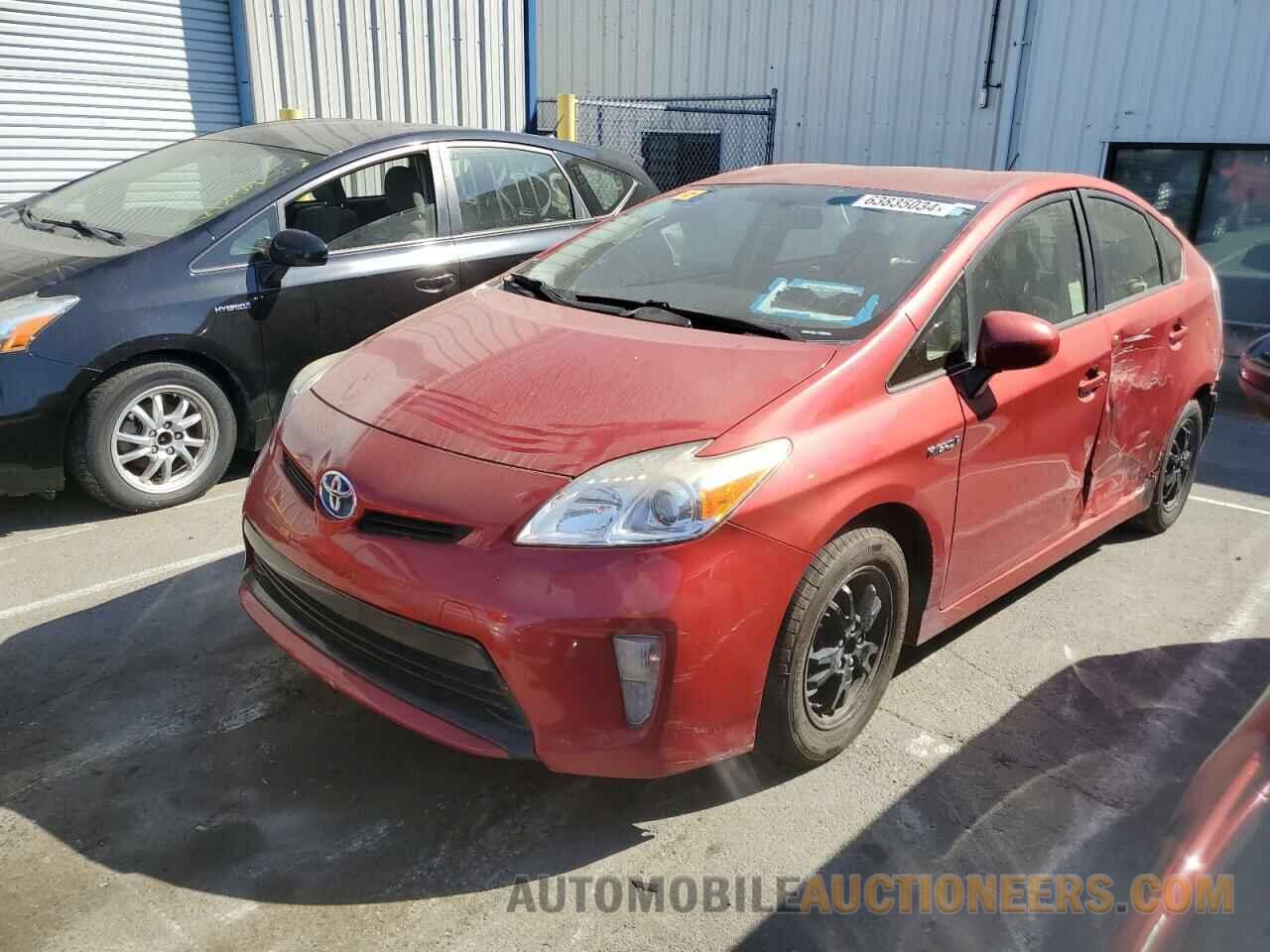 JTDKN3DU9F1937098 TOYOTA PRIUS 2015