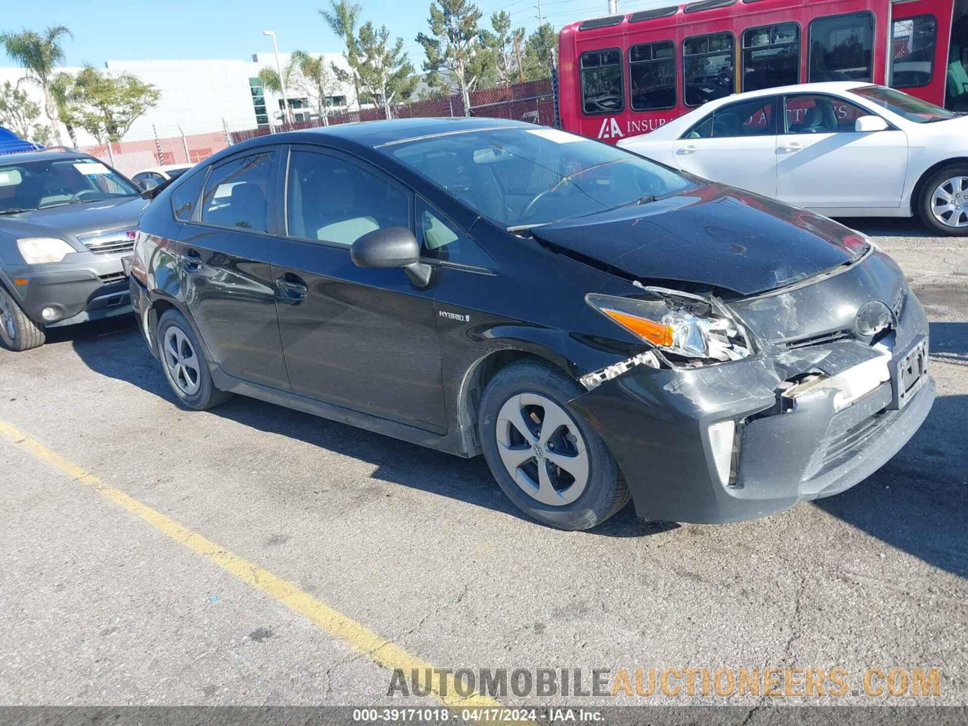 JTDKN3DU9F1976435 TOYOTA PRIUS 2015