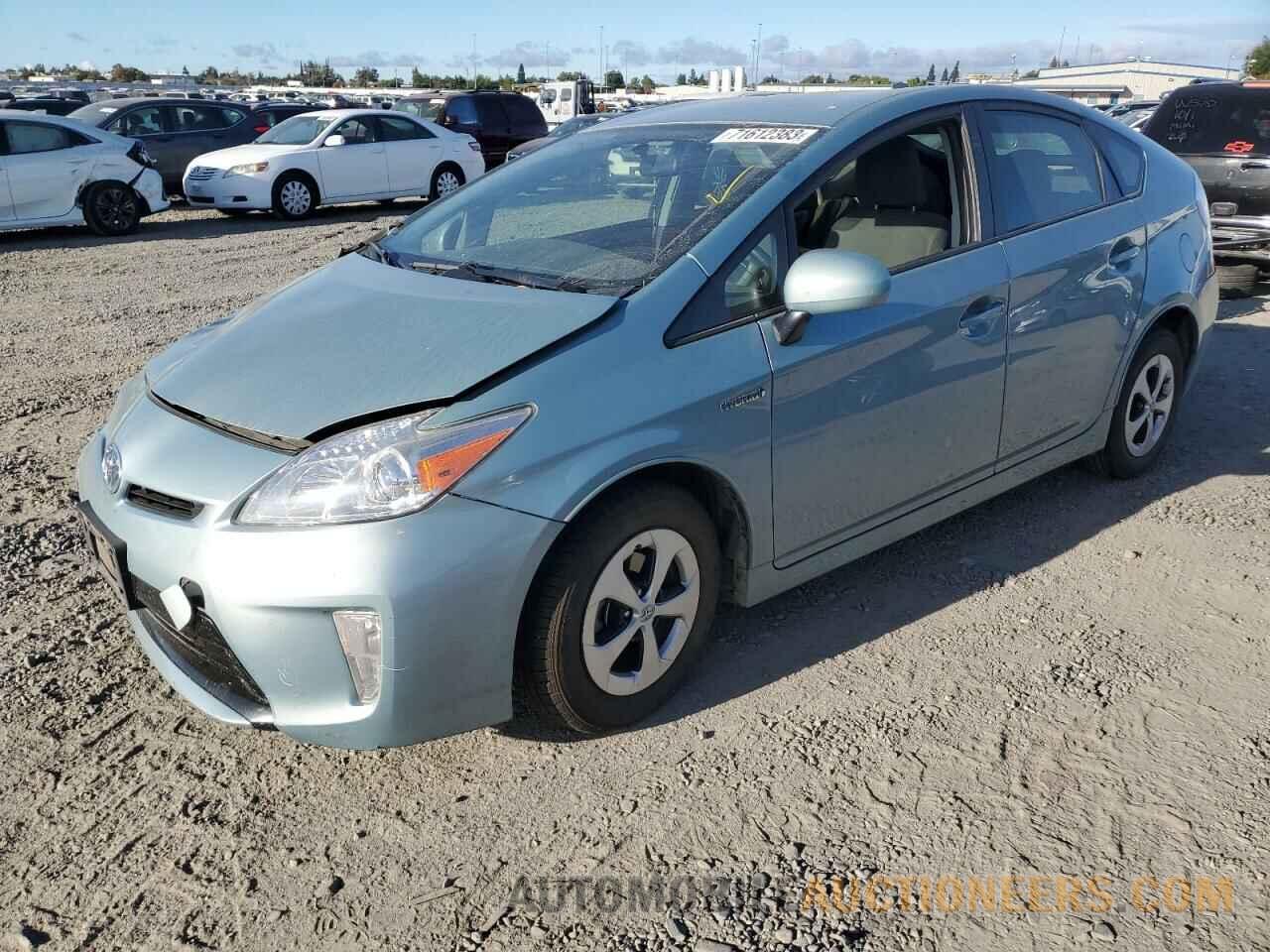 JTDKN3DU9F1984504 TOYOTA PRIUS 2015