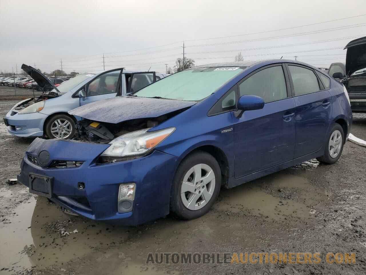 JTDKN3DUXB0302228 TOYOTA PRIUS 2011