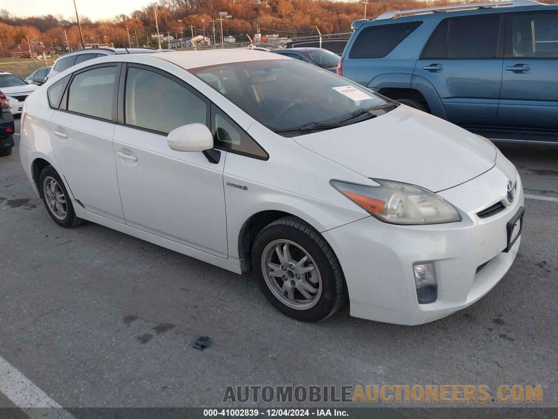 JTDKN3DUXB0325492 TOYOTA PRIUS 2011