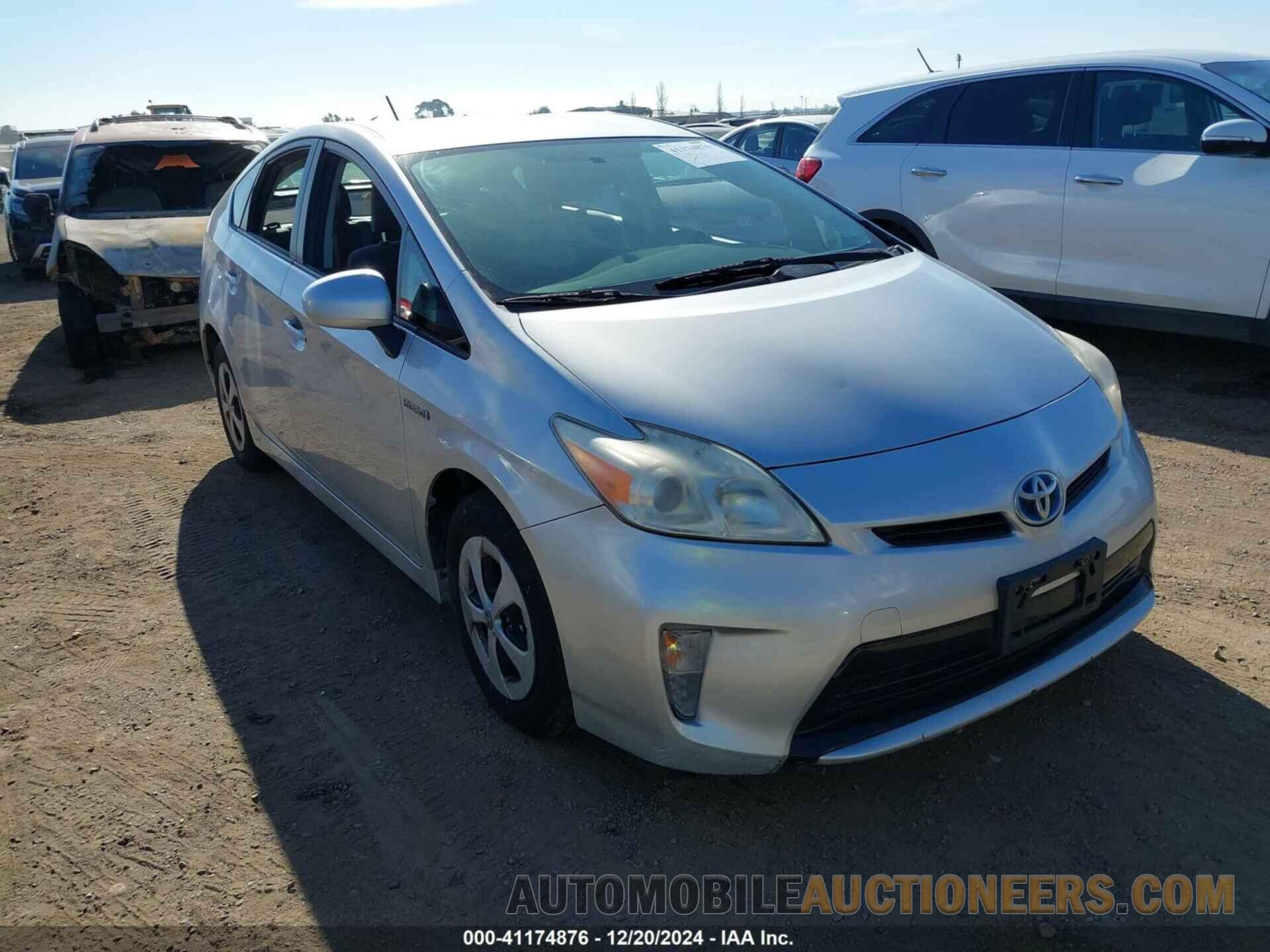 JTDKN3DUXC0333609 TOYOTA PRIUS 2012