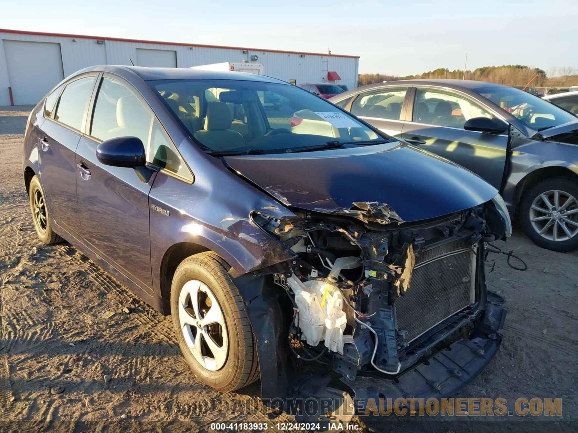 JTDKN3DUXC1527017 TOYOTA PRIUS 2012