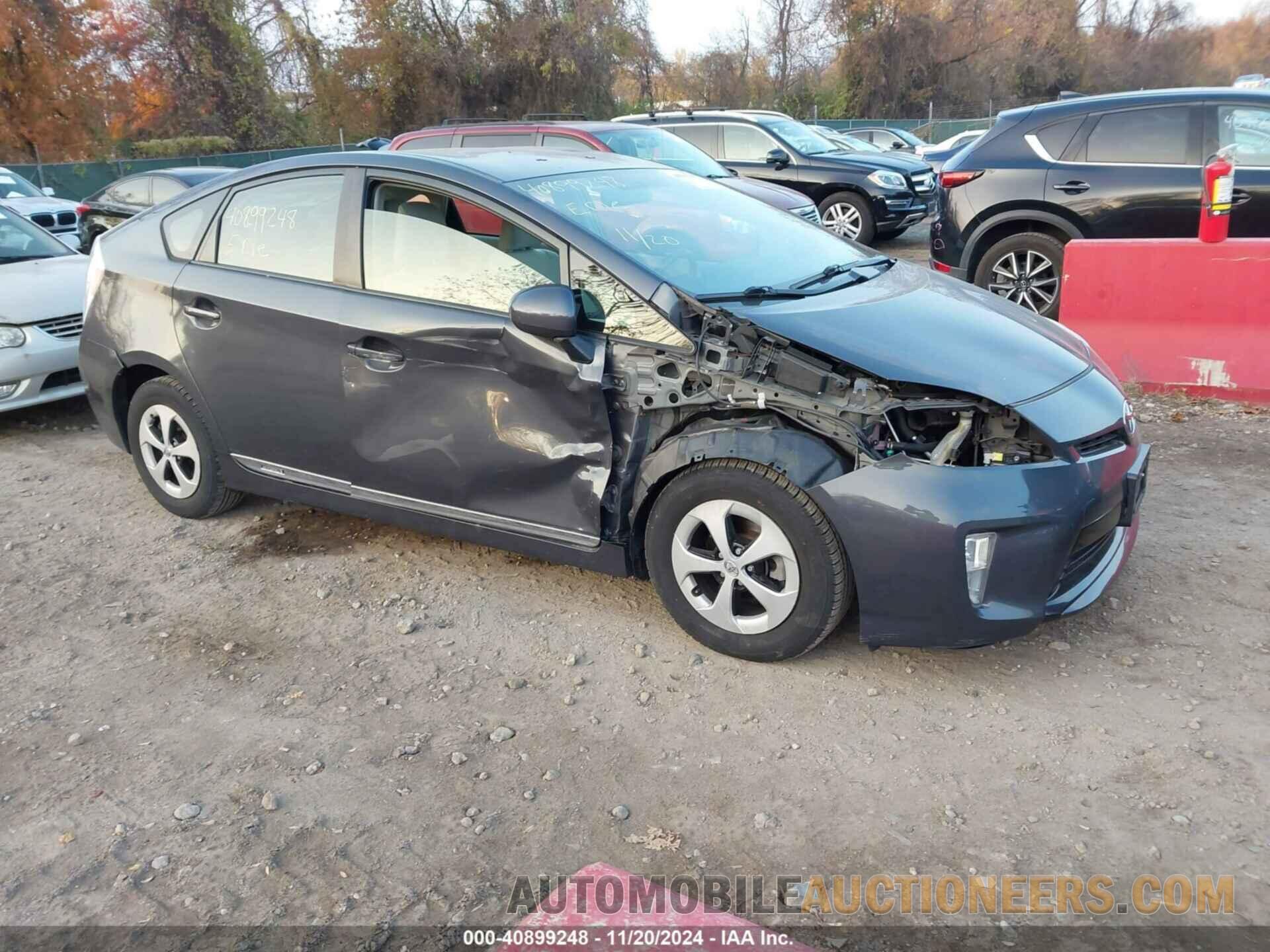 JTDKN3DUXC1548482 TOYOTA PRIUS 2012