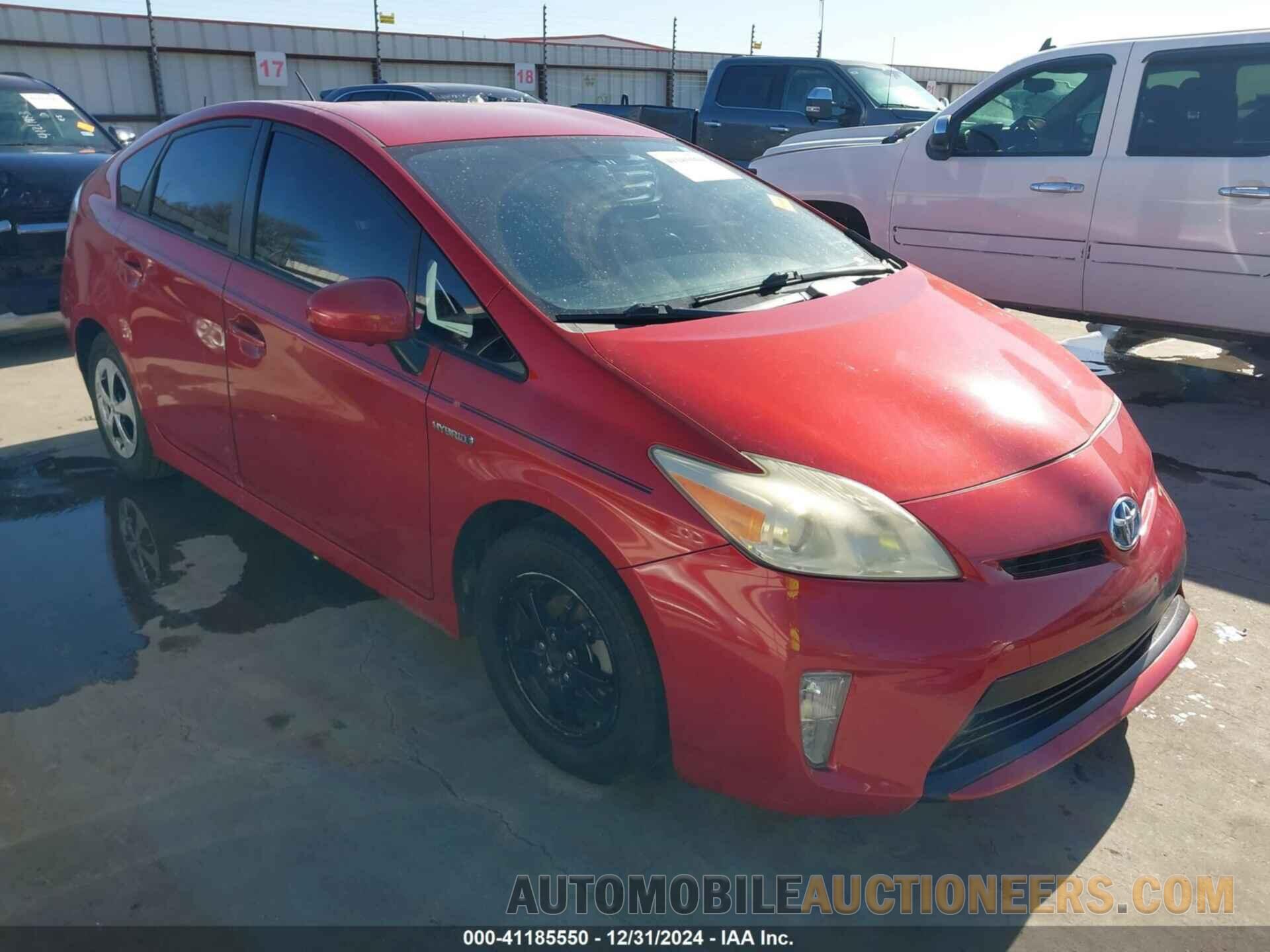 JTDKN3DUXC1561572 TOYOTA PRIUS 2012