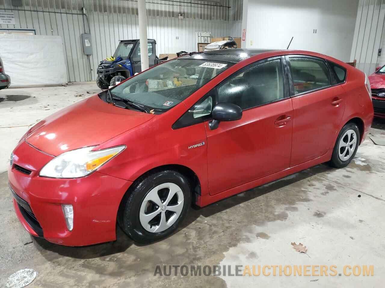 JTDKN3DUXC1569333 TOYOTA PRIUS 2012