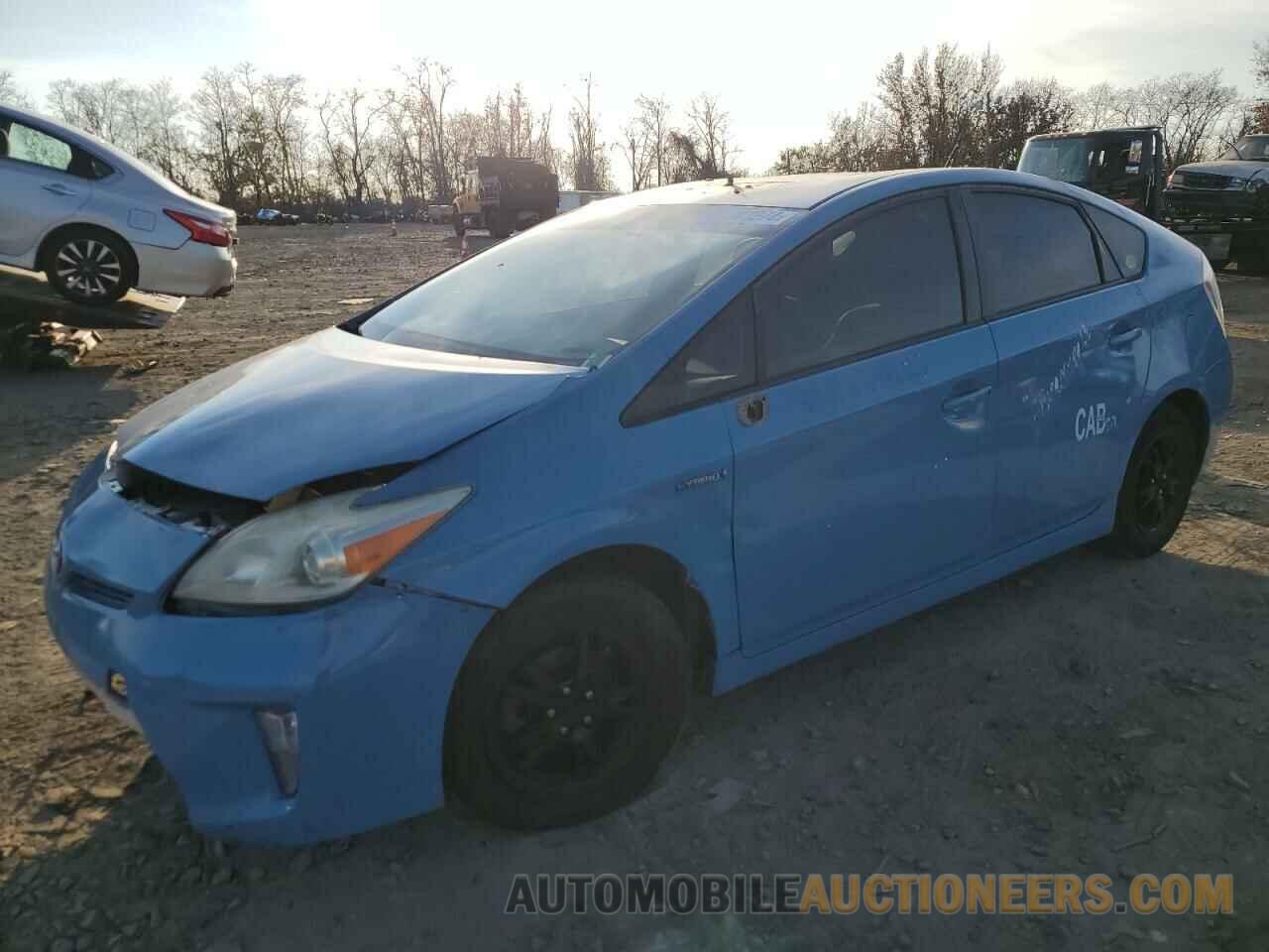 JTDKN3DUXC5403631 TOYOTA PRIUS 2012