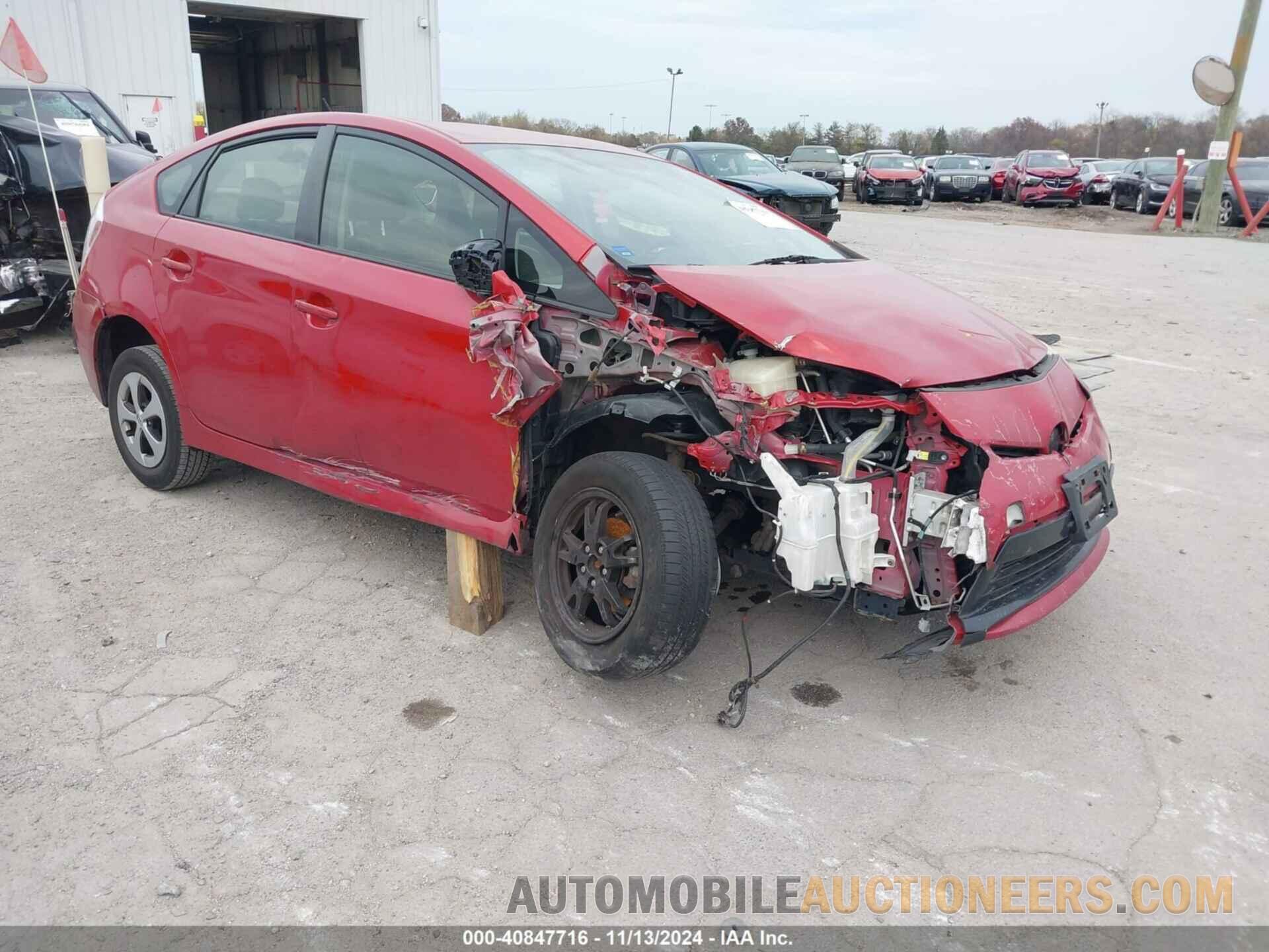 JTDKN3DUXC5421532 TOYOTA PRIUS 2012