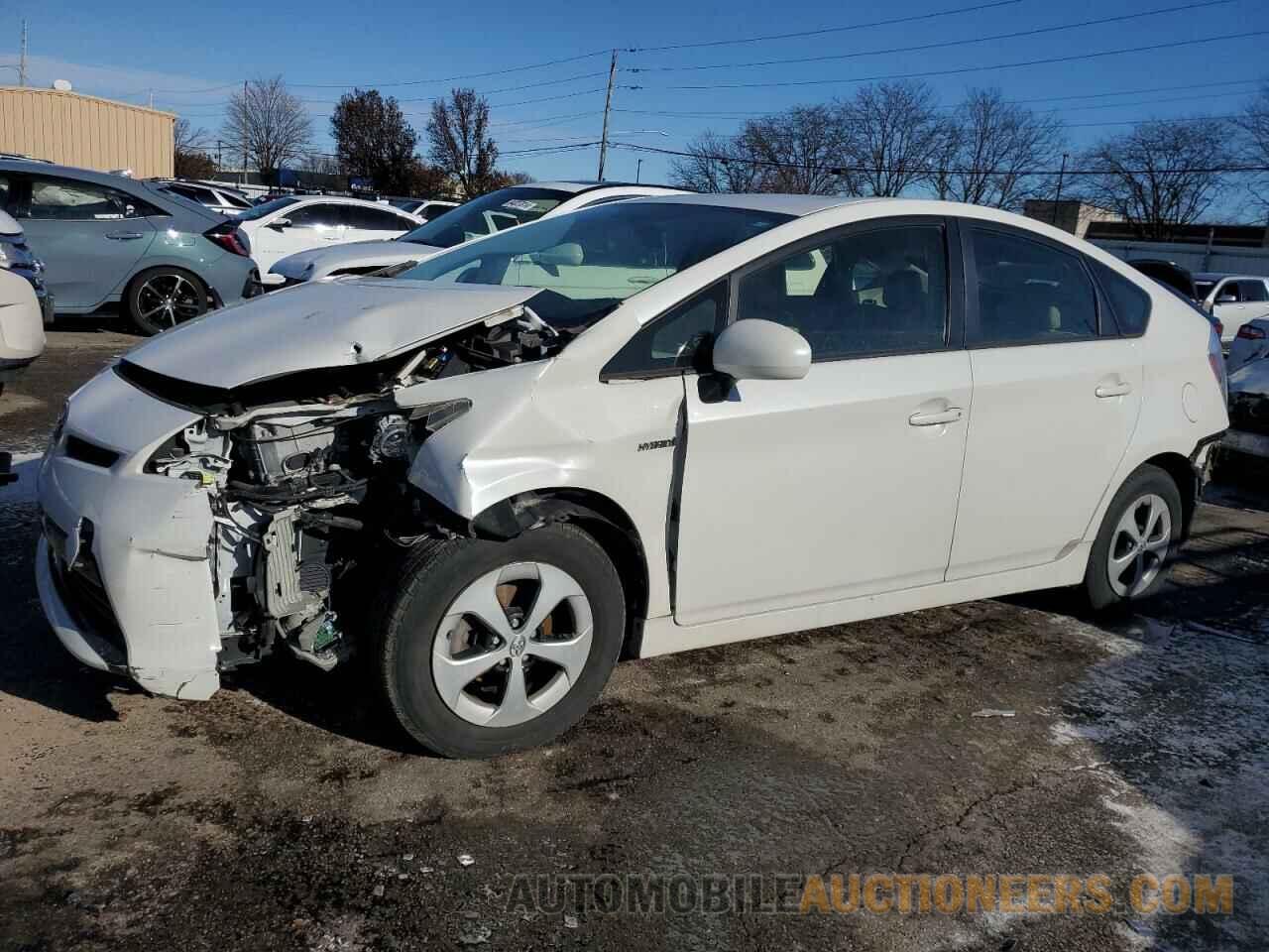 JTDKN3DUXC5437228 TOYOTA PRIUS 2012