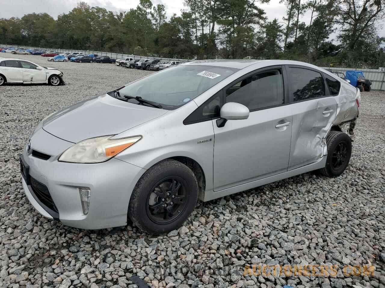 JTDKN3DUXC5449928 TOYOTA PRIUS 2012