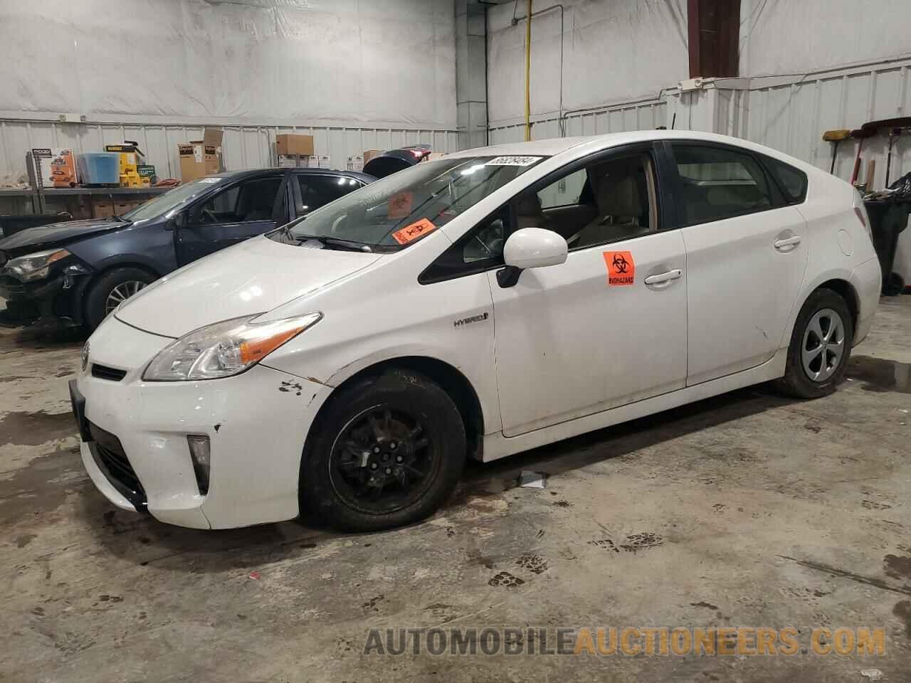 JTDKN3DUXC5474151 TOYOTA PRIUS 2012