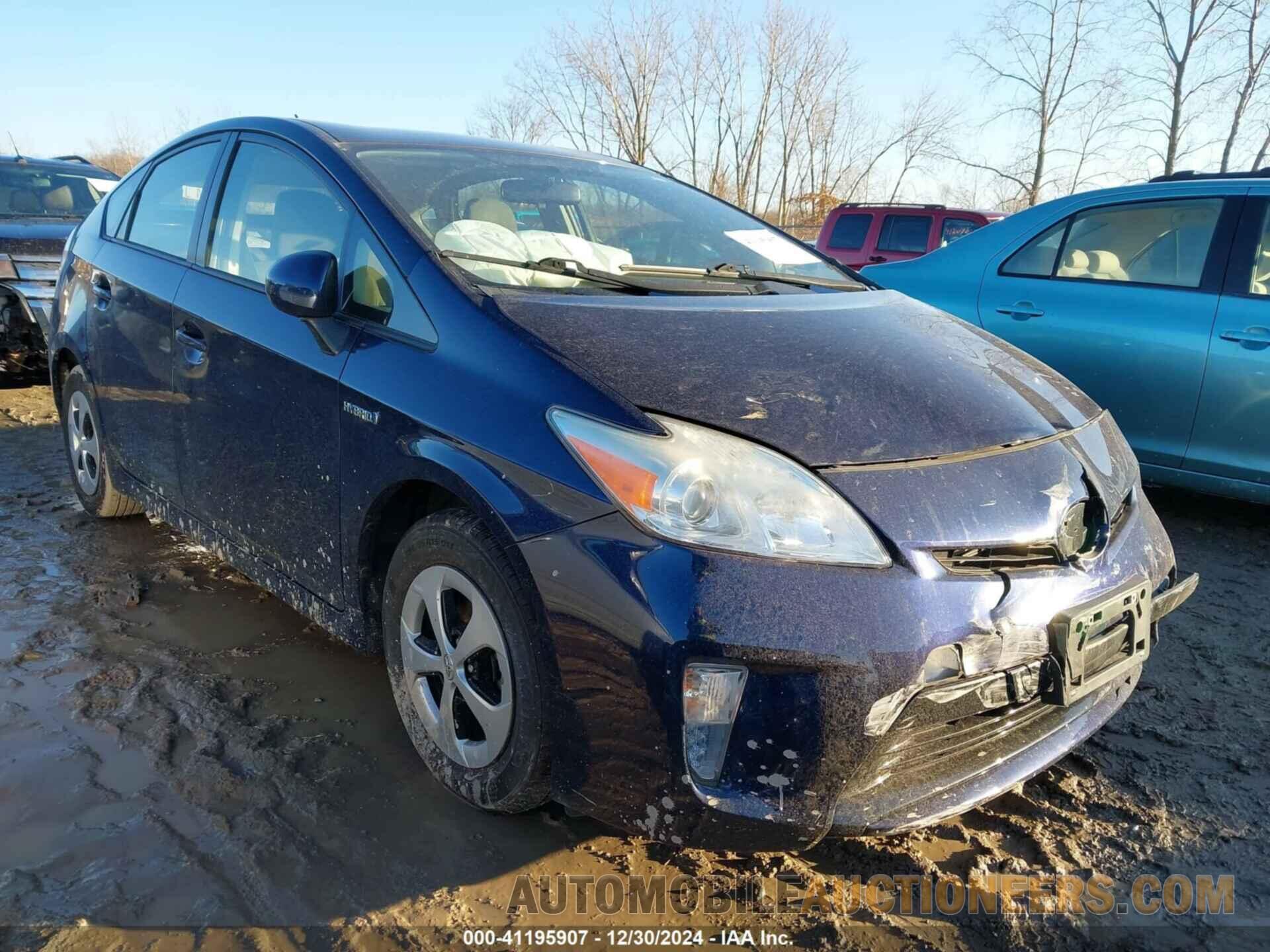 JTDKN3DUXD0345096 TOYOTA PRIUS 2013