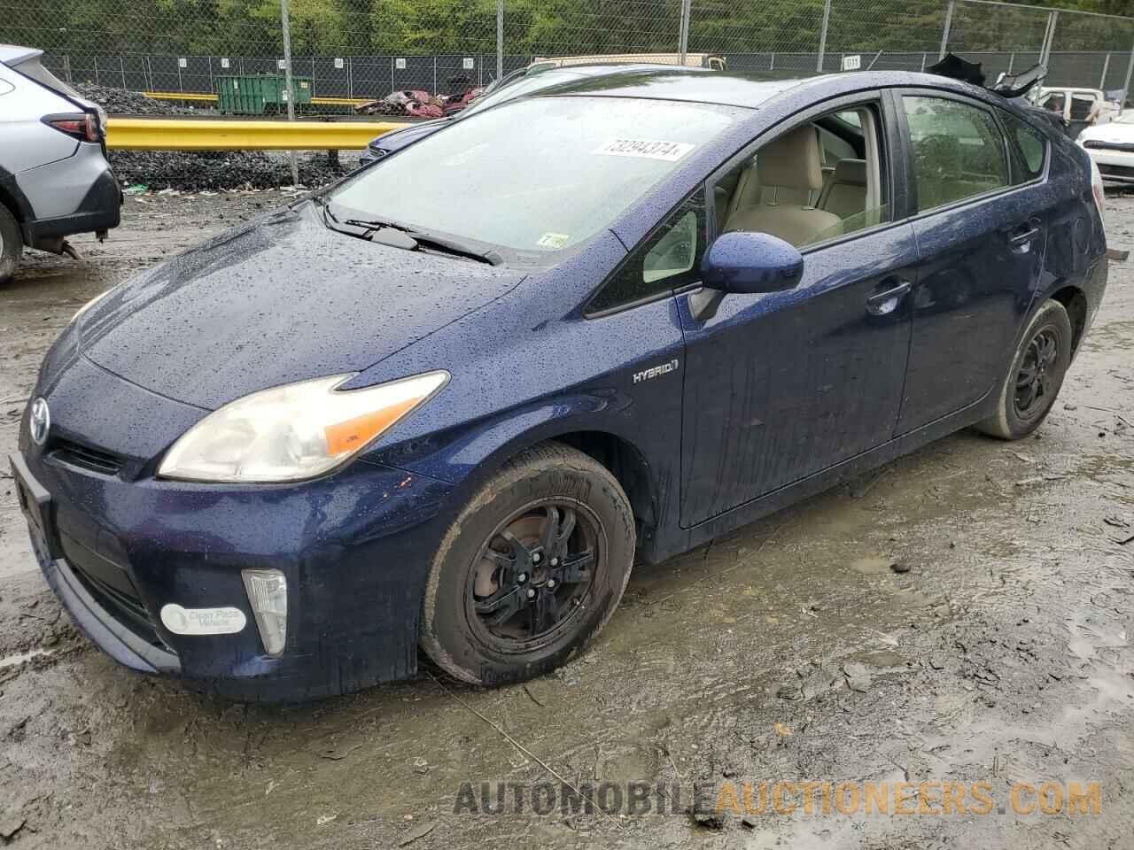 JTDKN3DUXD0351724 TOYOTA PRIUS 2013