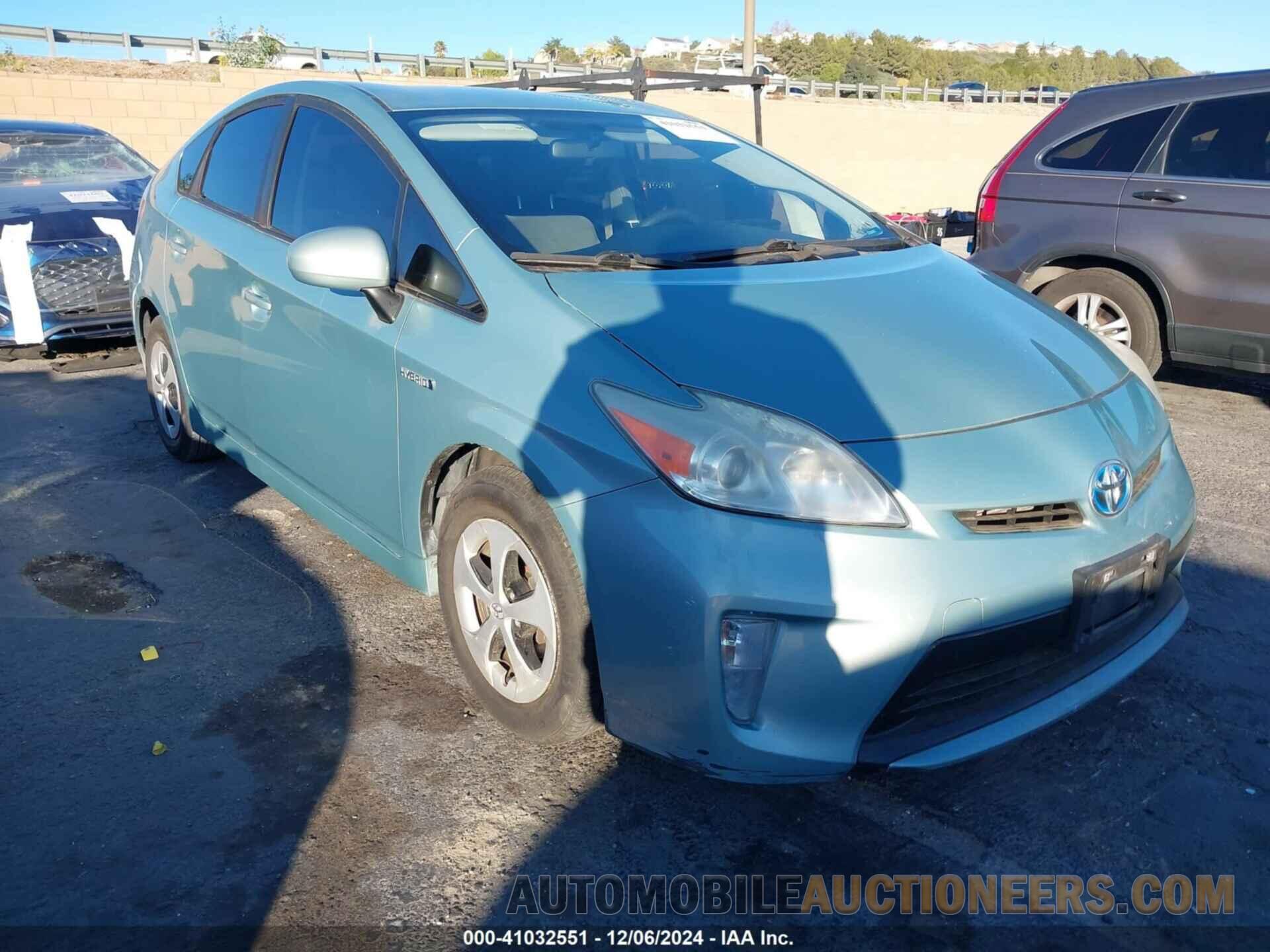 JTDKN3DUXD1633792 TOYOTA PRIUS 2013