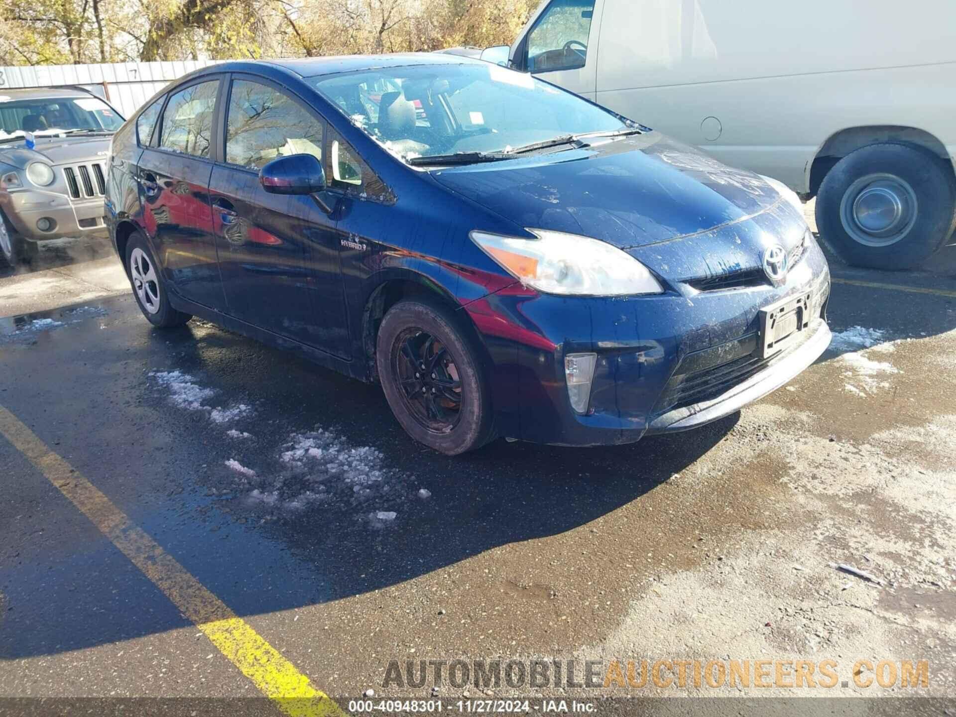 JTDKN3DUXD1635252 TOYOTA PRIUS 2013