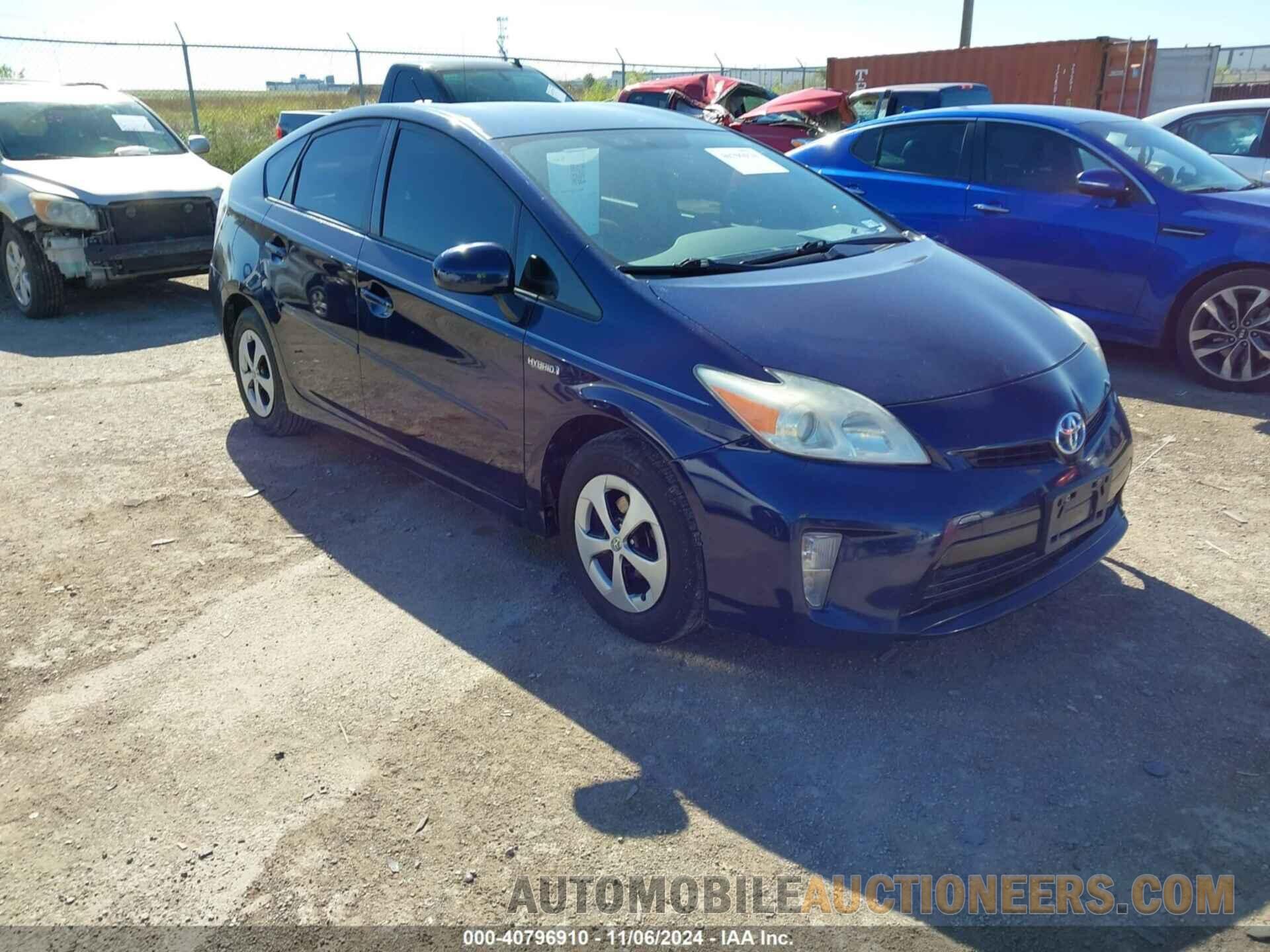 JTDKN3DUXD1636594 TOYOTA PRIUS 2013