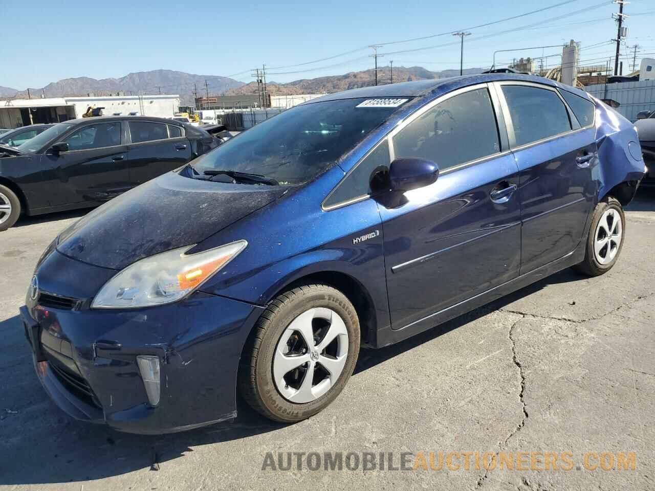 JTDKN3DUXD1638782 TOYOTA PRIUS 2013