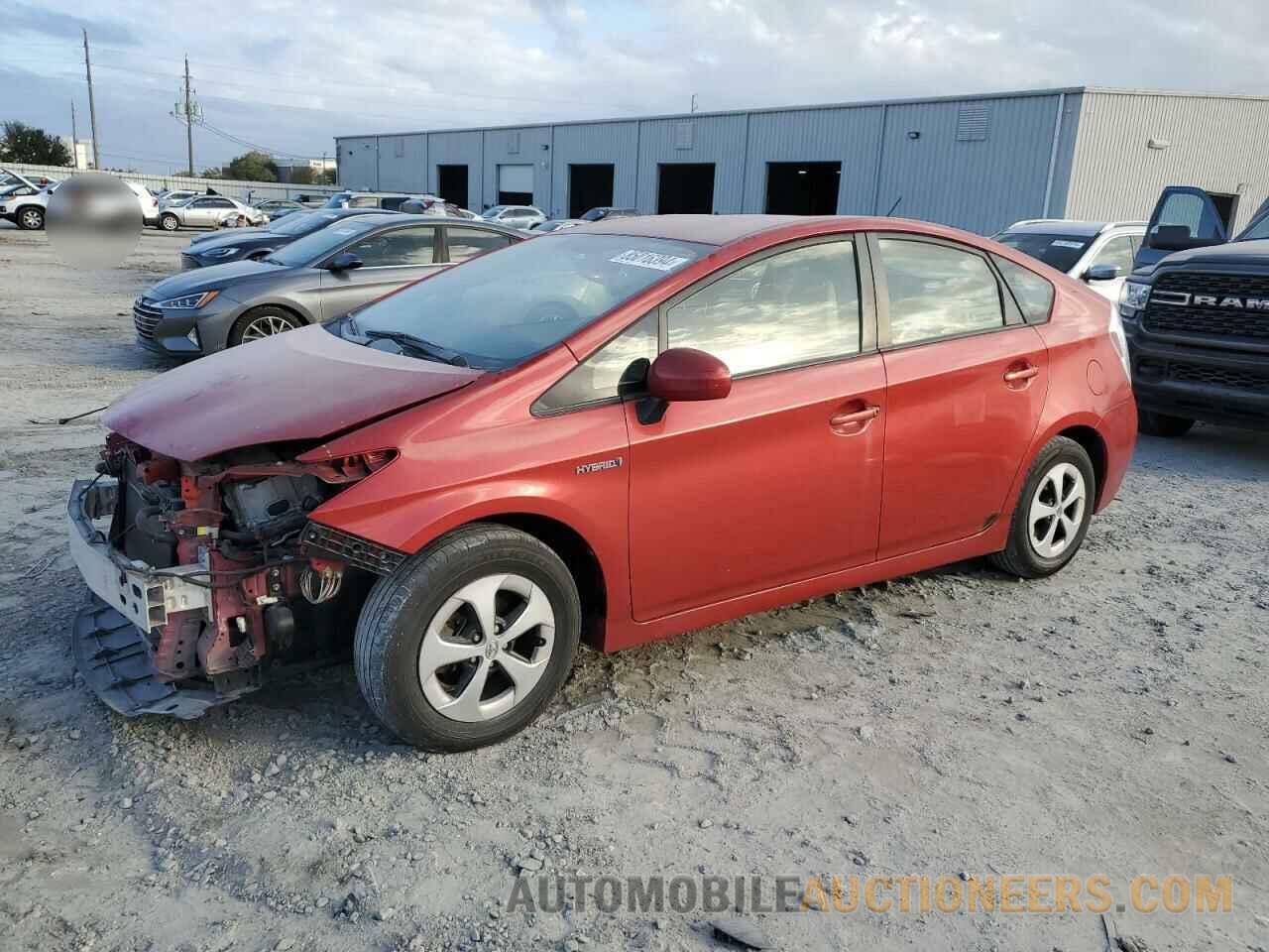 JTDKN3DUXD1680773 TOYOTA PRIUS 2013