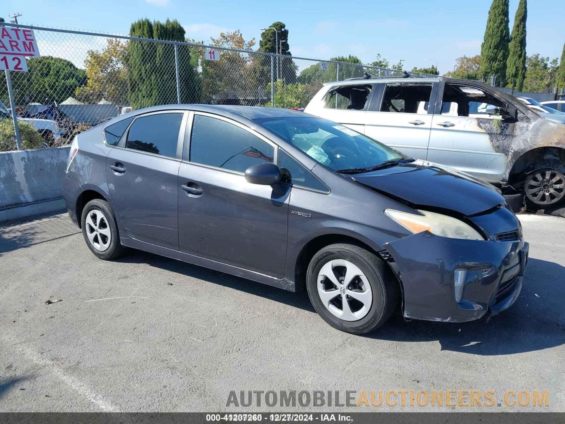 JTDKN3DUXD5661388 TOYOTA PRIUS 2013