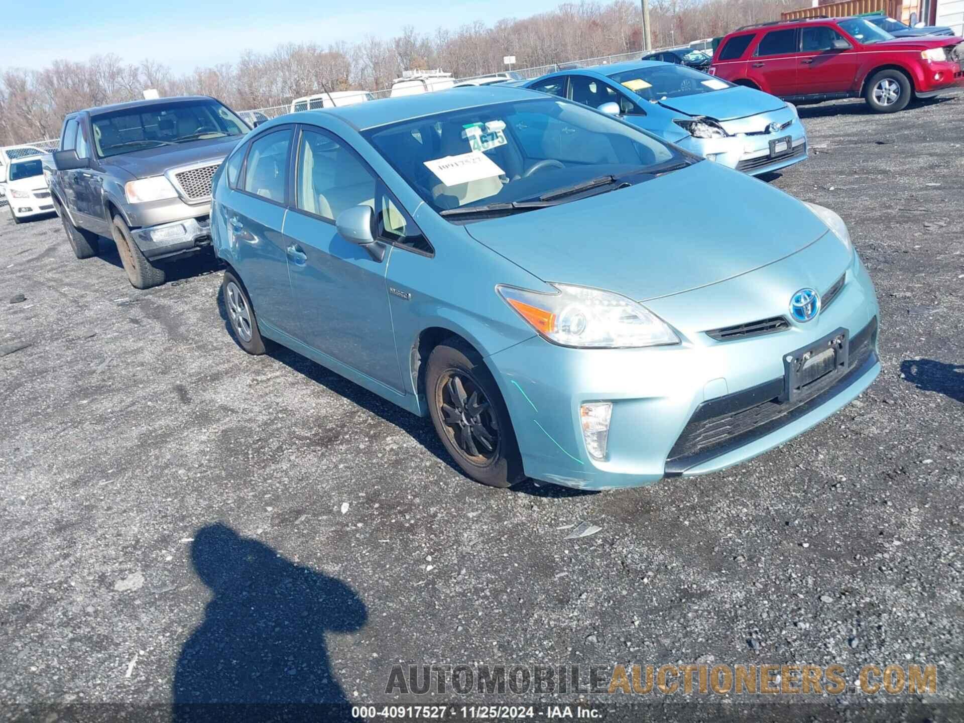 JTDKN3DUXD5704160 TOYOTA PRIUS 2013