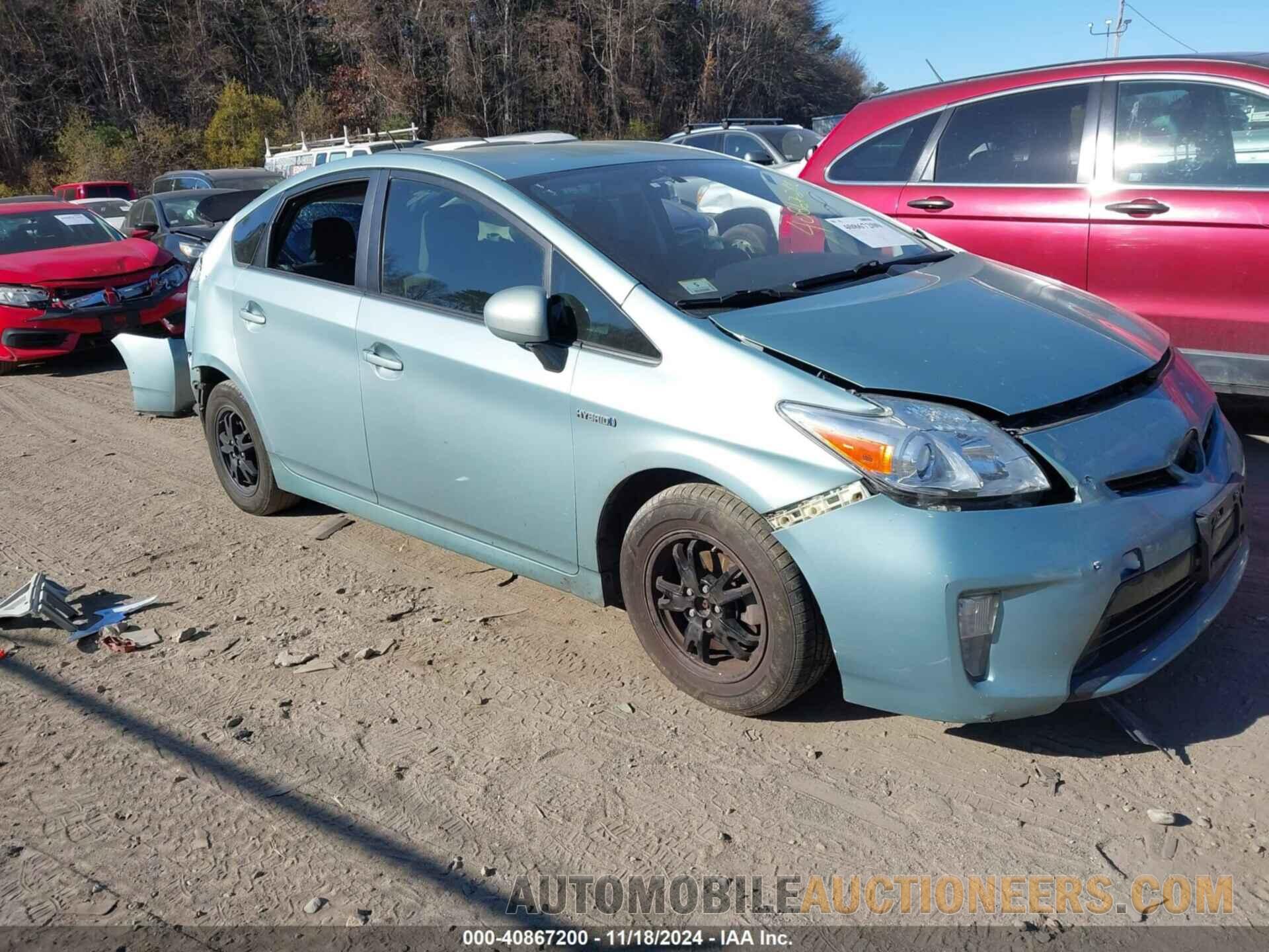 JTDKN3DUXE1763069 TOYOTA PRIUS 2014