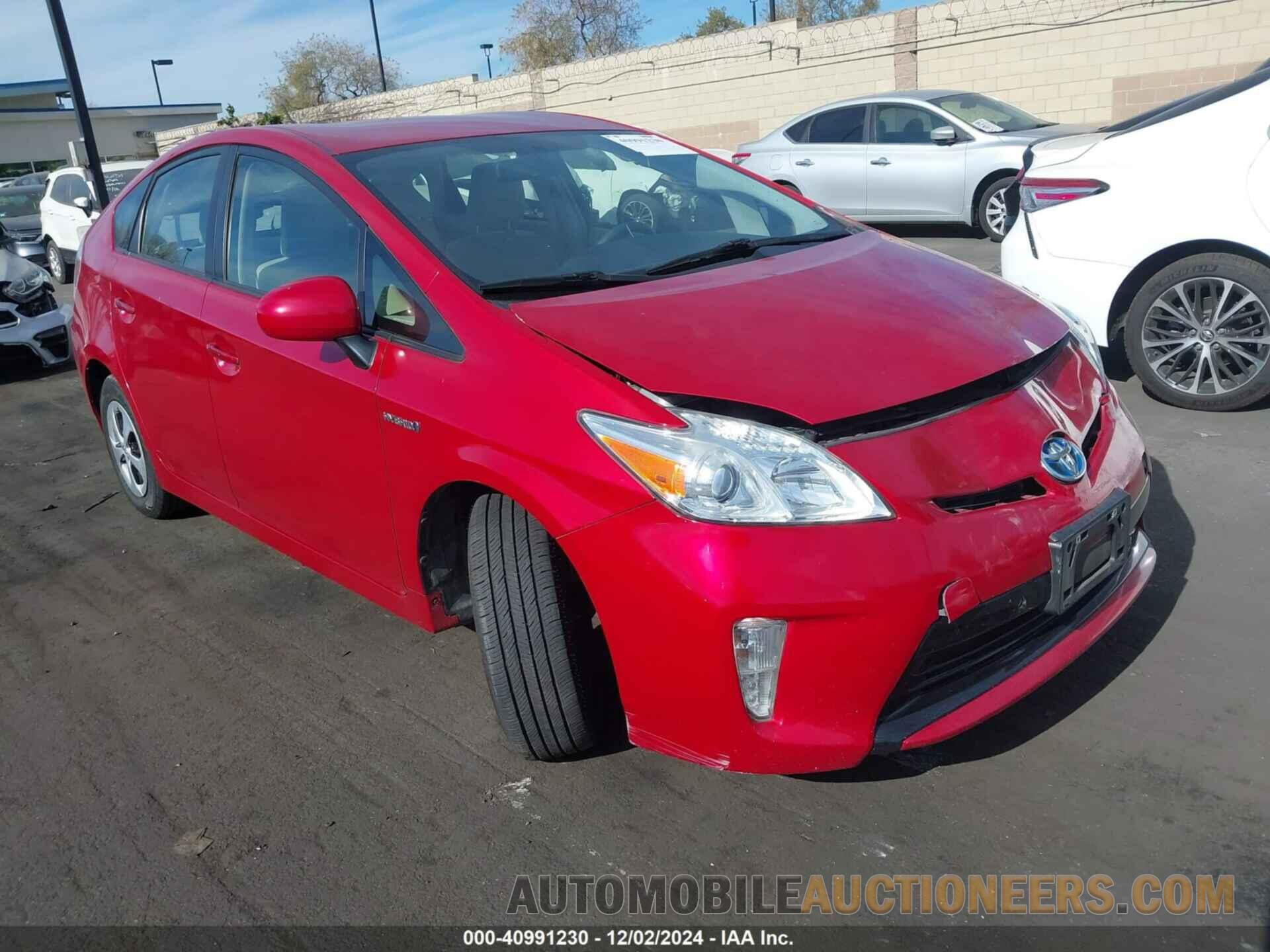 JTDKN3DUXE1775061 TOYOTA PRIUS 2014