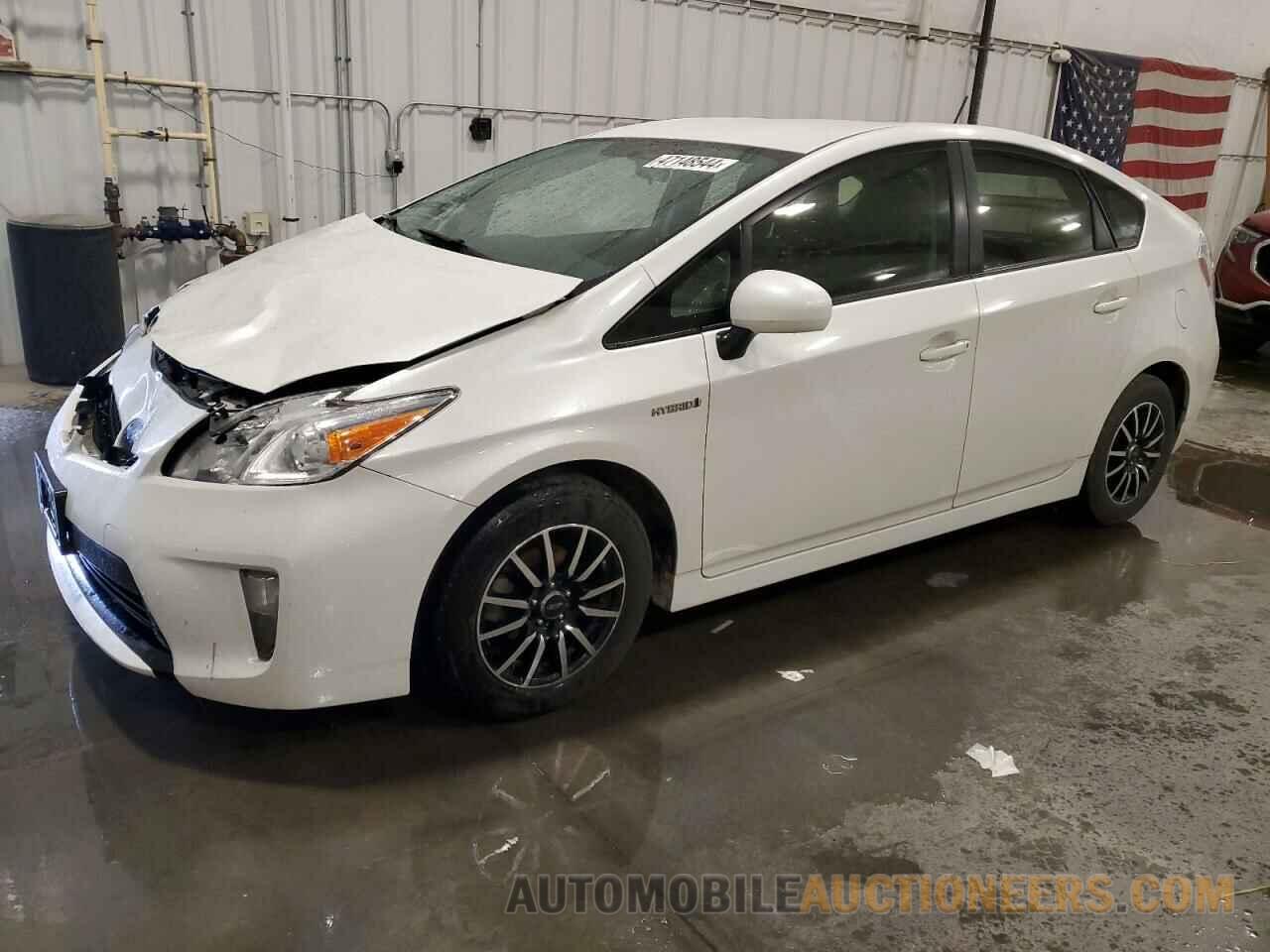 JTDKN3DUXF0407521 TOYOTA PRIUS 2015