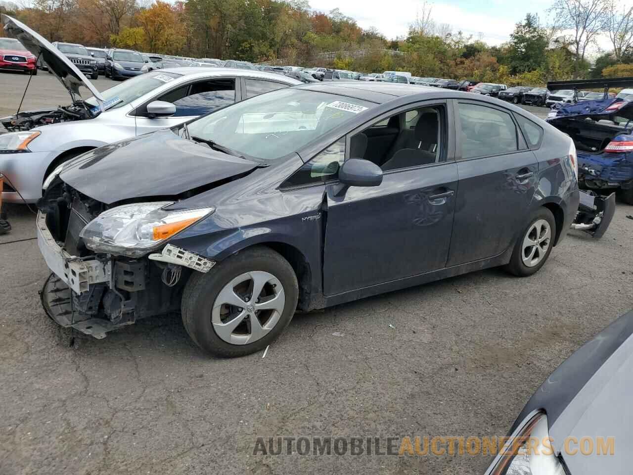 JTDKN3DUXF0445489 TOYOTA PRIUS 2015