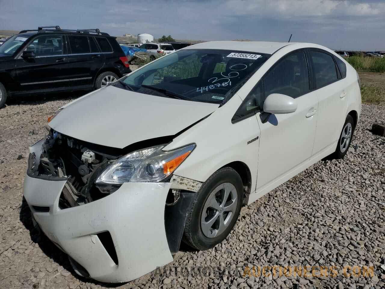 JTDKN3DUXF0448781 TOYOTA PRIUS 2015