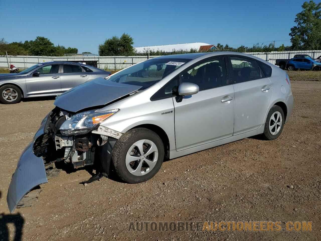 JTDKN3DUXF0464222 TOYOTA PRIUS 2015