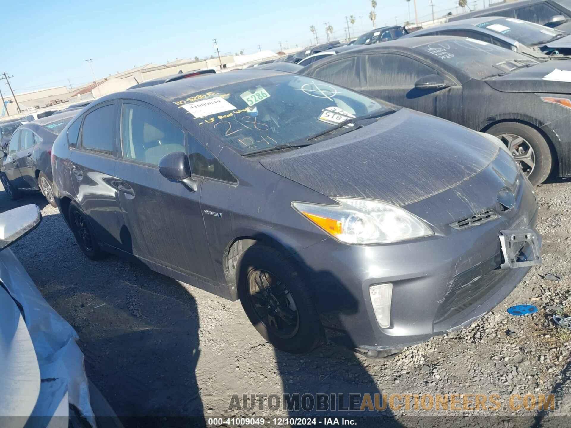 JTDKN3DUXF0473759 TOYOTA PRIUS 2015