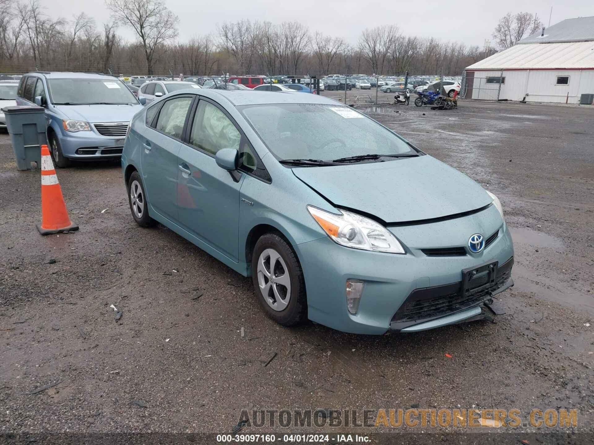 JTDKN3DUXF1874271 TOYOTA PRIUS 2015