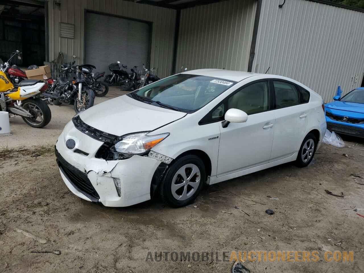 JTDKN3DUXF1928099 TOYOTA PRIUS 2015