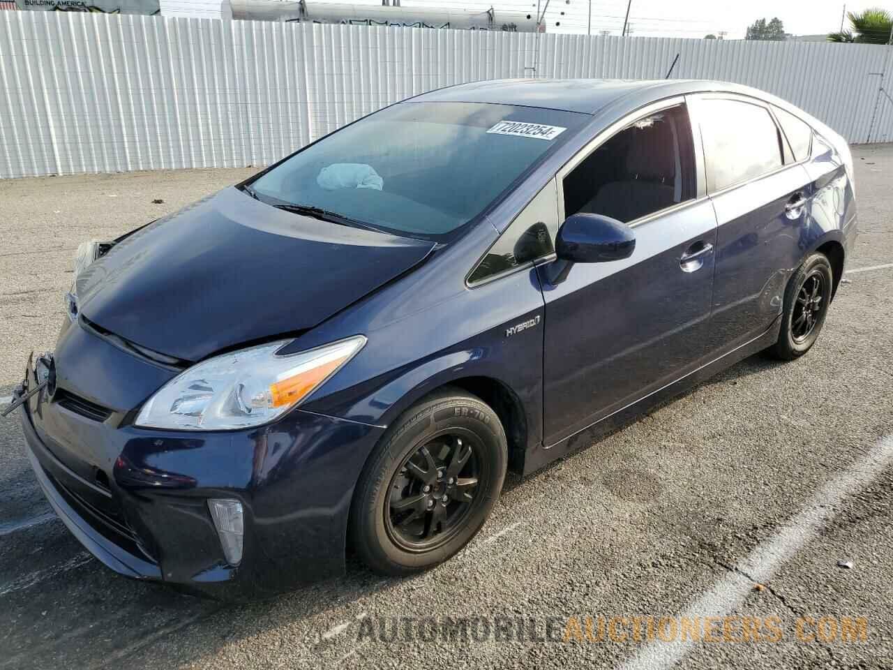 JTDKN3DUXF1937353 TOYOTA PRIUS 2015